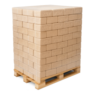 Palette de Bûches compressées RUF - 960kg - Bois dur